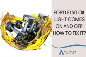 ford f150 oil light comes on and off